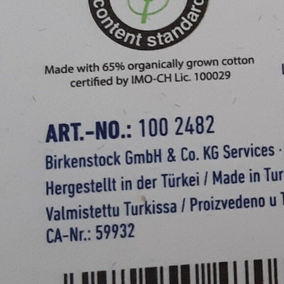 Birkenstock Women's Black Sock US L8 - L10 - Picture 9 of 10